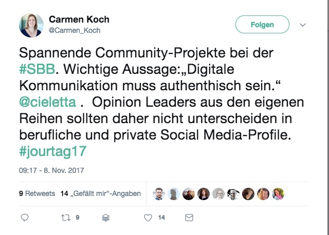 Tweet Carmen Koch